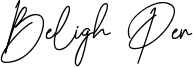 Beligh Pen Font