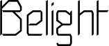 Belight Font