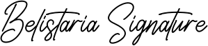 Belistaria Signature.otf