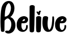 Belive Font