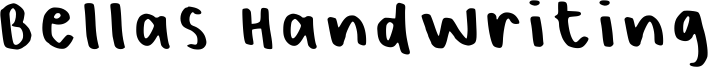Bellas Handwriting Font