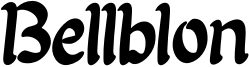 Bellblon Font