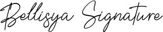 Bellisya Signature Font