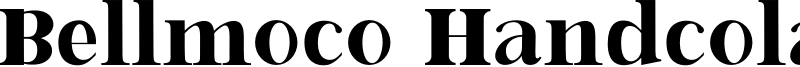 Bellmoco Handcola Font