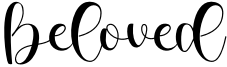 Beloved Font