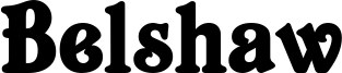 Belshaw Font