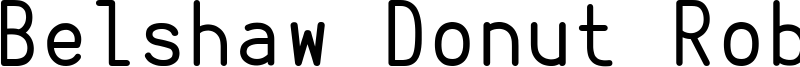 Belshaw Donut Robot Font