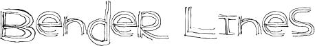 Bender Lines Font