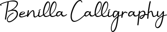 Benilla Calligraphy Font