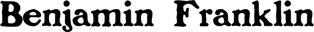 Benjamin Franklin Font