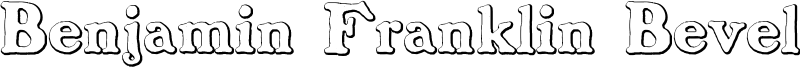BenjaminFranklin Beveled.otf