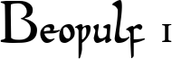 Beowulf 1 Font