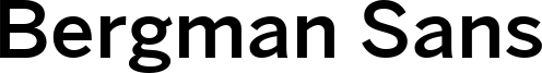 Bergman Sans Font
