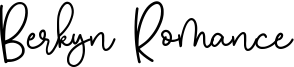 Berkyn Romance Font