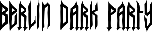 Berlin Dark Party Font