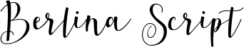 Berlina Script Font