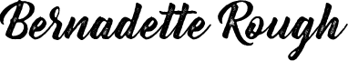 Bernadette Rough Font