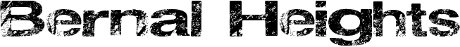 Bernal Heights Font