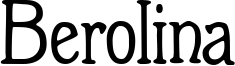 Berolina Font
