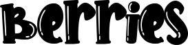 Berries Font