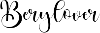 Berylover Font