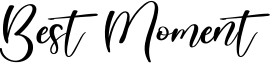 Best Moment Font