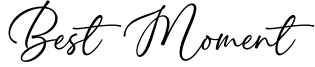 Best Moment Font