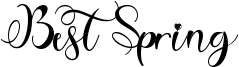 Best Spring Font