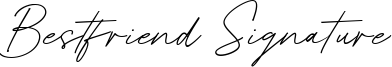 Bestfriend Signature Font