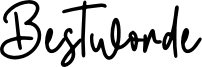 Bestworde Font