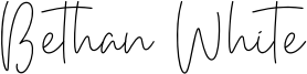 Bethan White Font