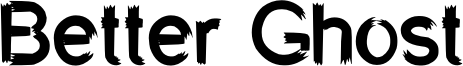 Better Ghost Font