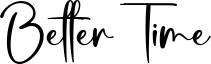 Better Time Font