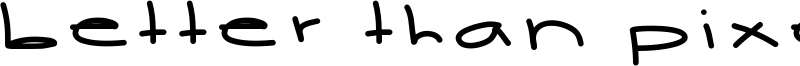 Better Than Pixel Font