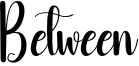 Between Font