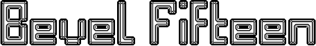 Bevel Fifteen Font
