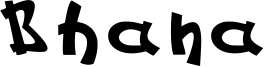 Bhana Font