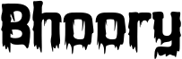 Bhoory Font