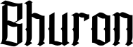 Bhuron Font