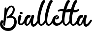 Bialletta Font