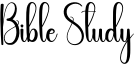 Bible Study Font