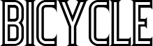 Bicycle Font