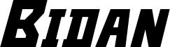Bidan Bold Italic.otf