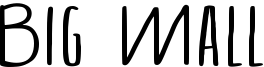 Big Mall Font