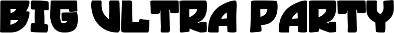 Big Ultra Party Font