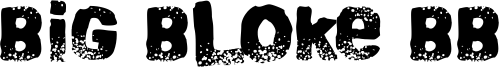 Big Bloke BB Font
