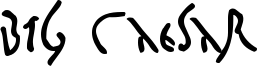 Big Caesar Font