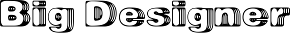 Big Designer Font