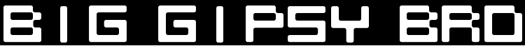 Big Gipsy Bro Font