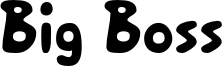 Big Boss Font
